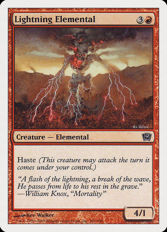 Lightning Elemental [Ninth Edition] | Webway Games