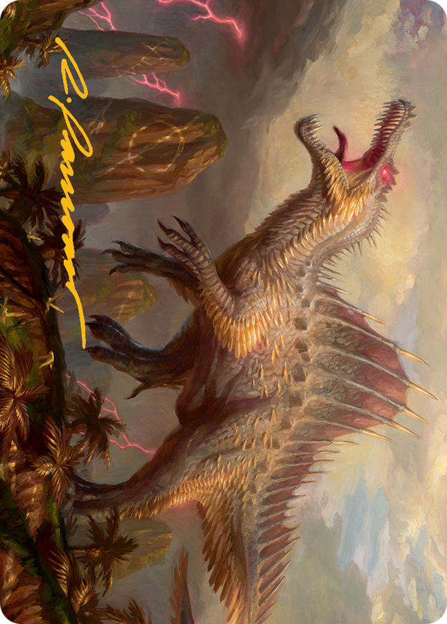 Etali, Primal Conqueror Art Card (Gold-Stamped Signature) [March of the Machine Art Series] | Webway Games