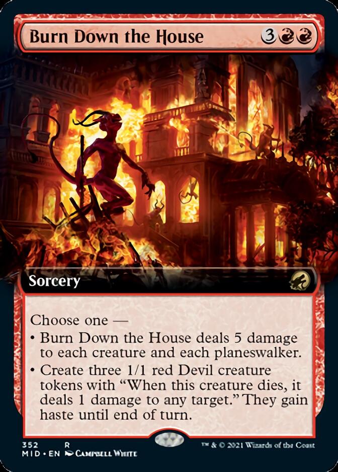 Burn Down the House (Extended) [Innistrad: Midnight Hunt] | Webway Games