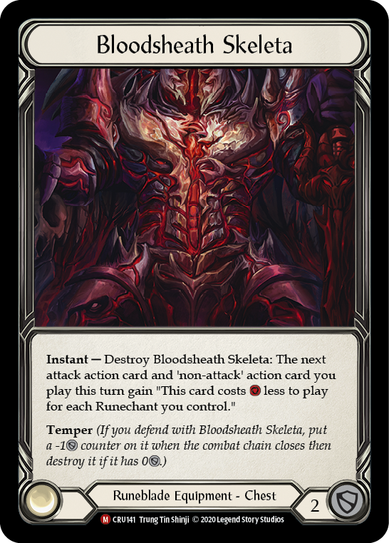 Bloodsheath Skeleta [CRU141] 1st Edition Normal | Webway Games