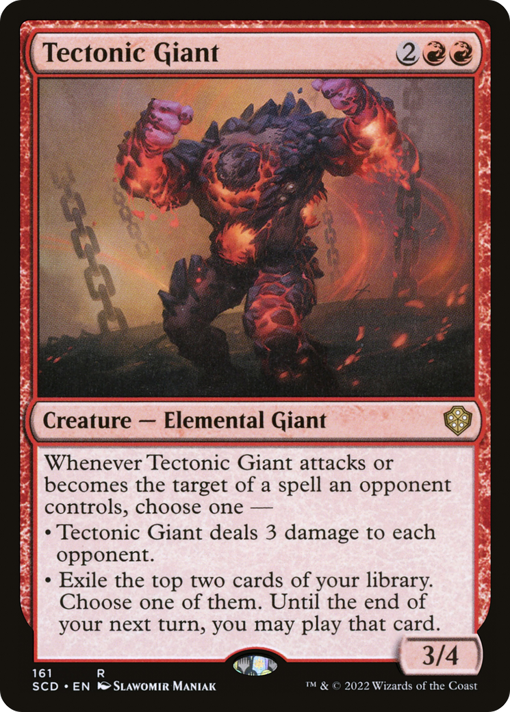 Tectonic Giant [Starter Commander Decks] | Webway Games