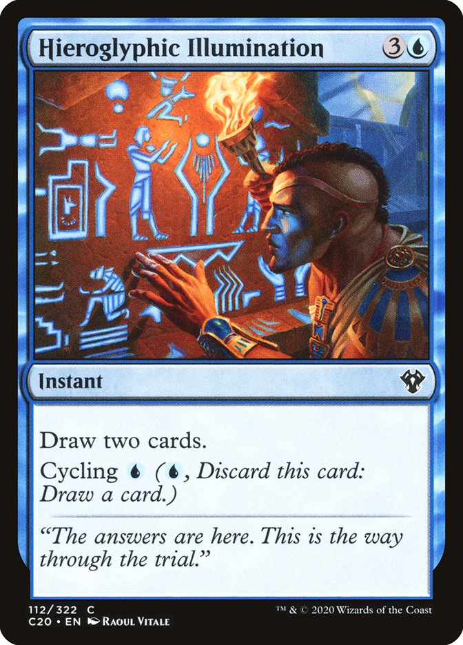 Hieroglyphic Illumination [Commander 2020] | Webway Games