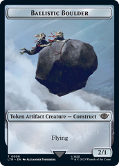 Ballistic Boulder // Food Token (11) Double-Sided Token [The Lord of the Rings: Tales of Middle-Earth Tokens] | Webway Games