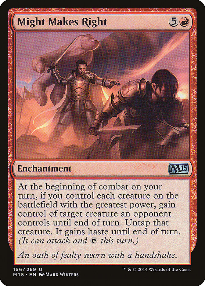 Might Makes Right [Magic 2015] | Webway Games