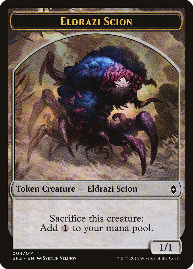 Eldrazi Scion (004/014) [Battle for Zendikar Tokens] | Webway Games