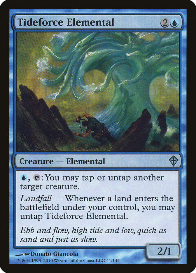 Tideforce Elemental [Worldwake] | Webway Games