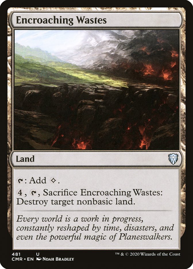 Encroaching Wastes [Commander Legends] | Webway Games