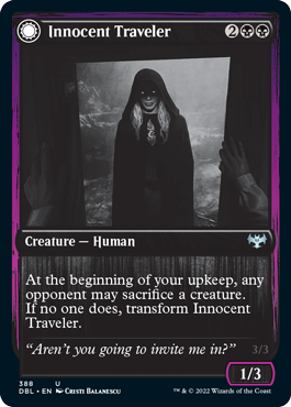 Innocent Traveler // Malicious Invader [Innistrad: Double Feature] | Webway Games