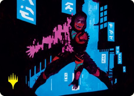 Return to Action Art Card (Gold-Stamped Signature) [Kamigawa: Neon Dynasty Art Series] | Webway Games