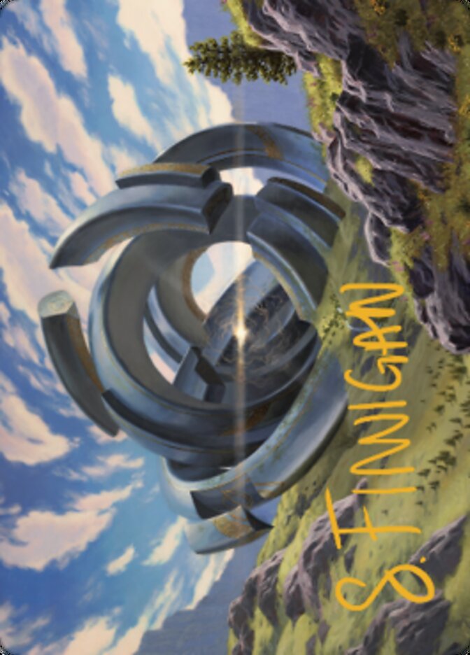 Thran Portal Art Card (Gold-Stamped Signature) [Dominaria United Art Series] | Webway Games