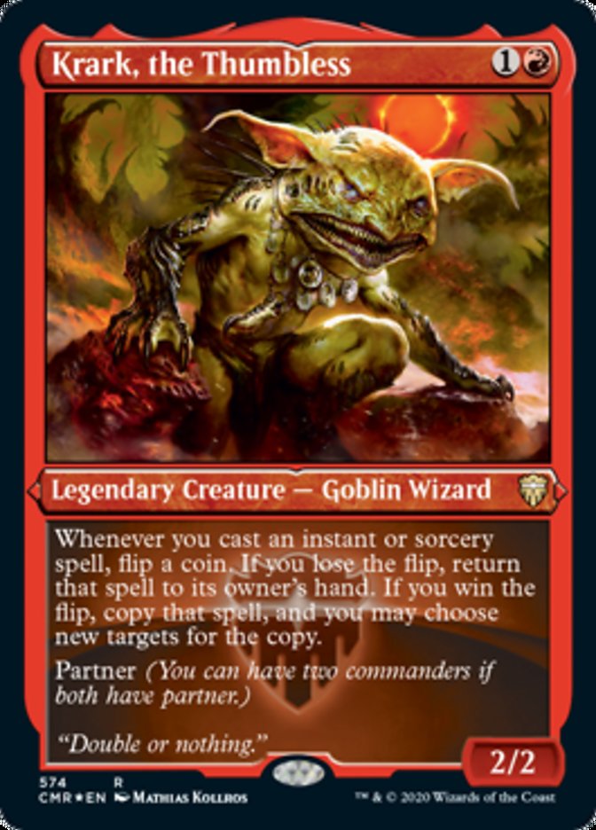 Krark, the Thumbless [Commander Legends Etched] | Webway Games