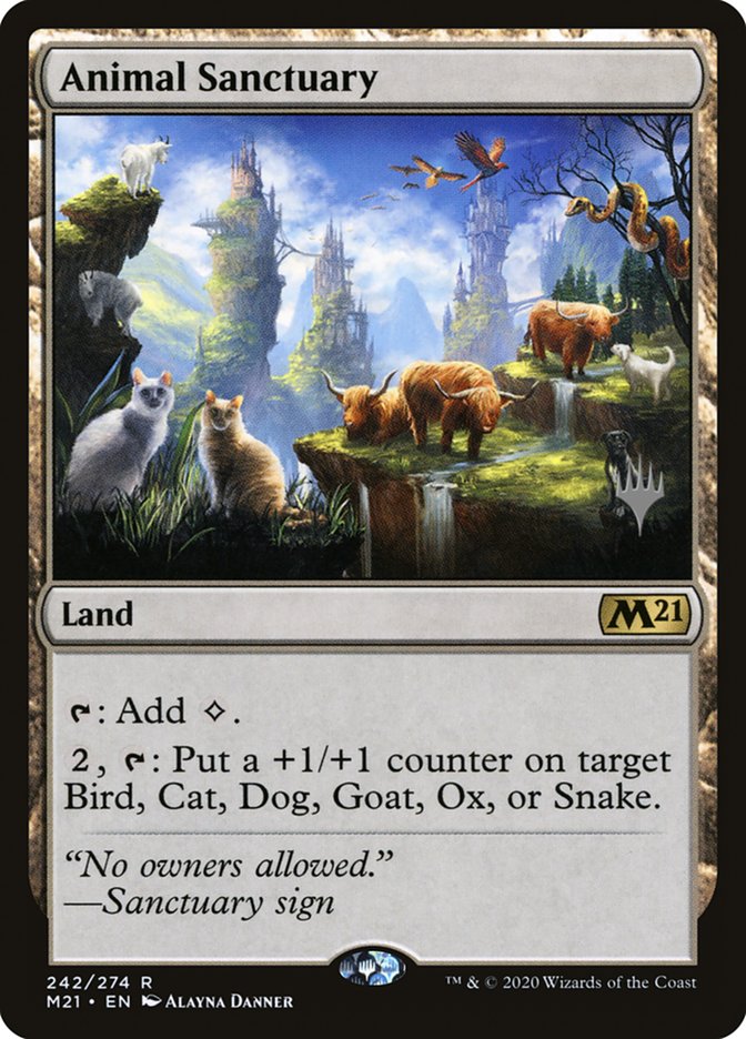 Animal Sanctuary (Promo Pack) [Core Set 2021 Promos] | Webway Games