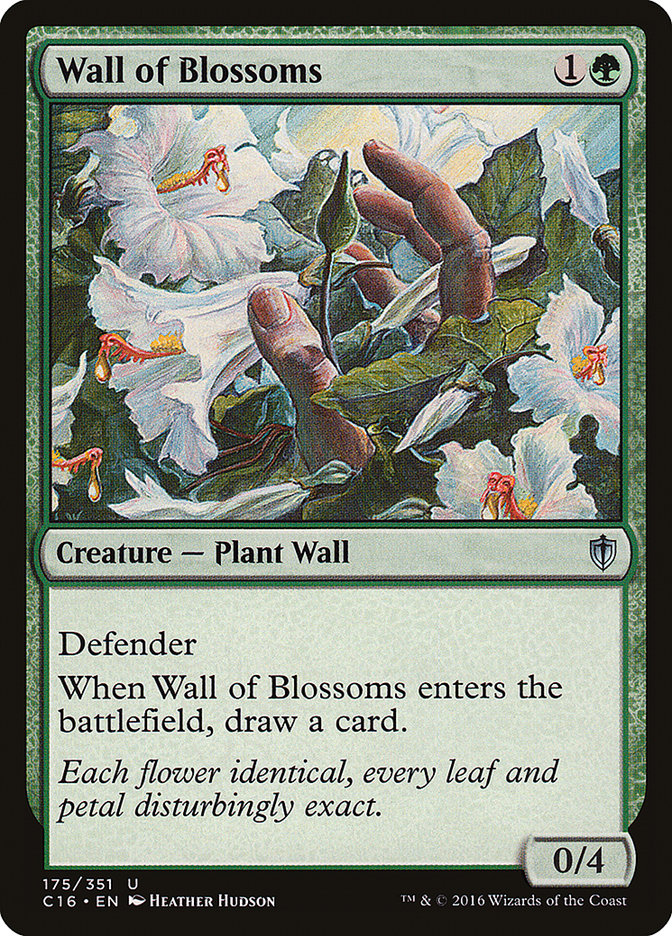 Wall of Blossoms [Commander 2016] | Webway Games