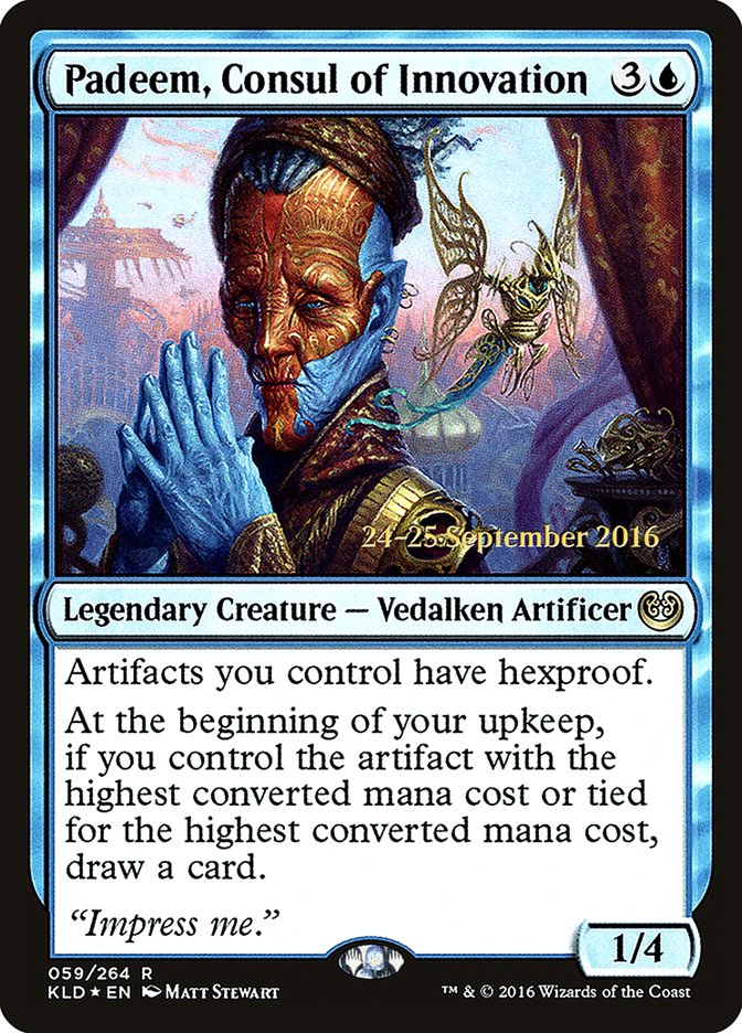 Padeem, Consul of Innovation  [Kaladesh Prerelease Promos] | Webway Games