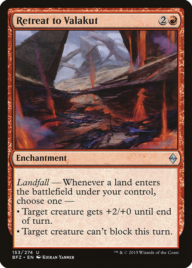 Retreat to Valakut [Battle for Zendikar] | Webway Games