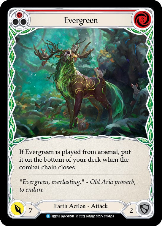Evergreen (Red) [BRI018] (Tales of Aria Briar Blitz Deck)  1st Edition Normal | Webway Games