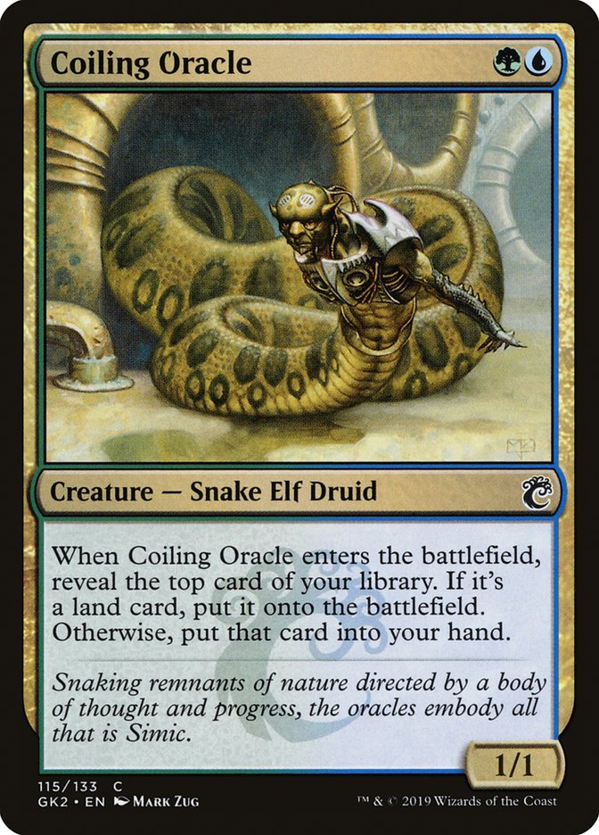 Coiling Oracle [Ravnica Allegiance Guild Kit] | Webway Games