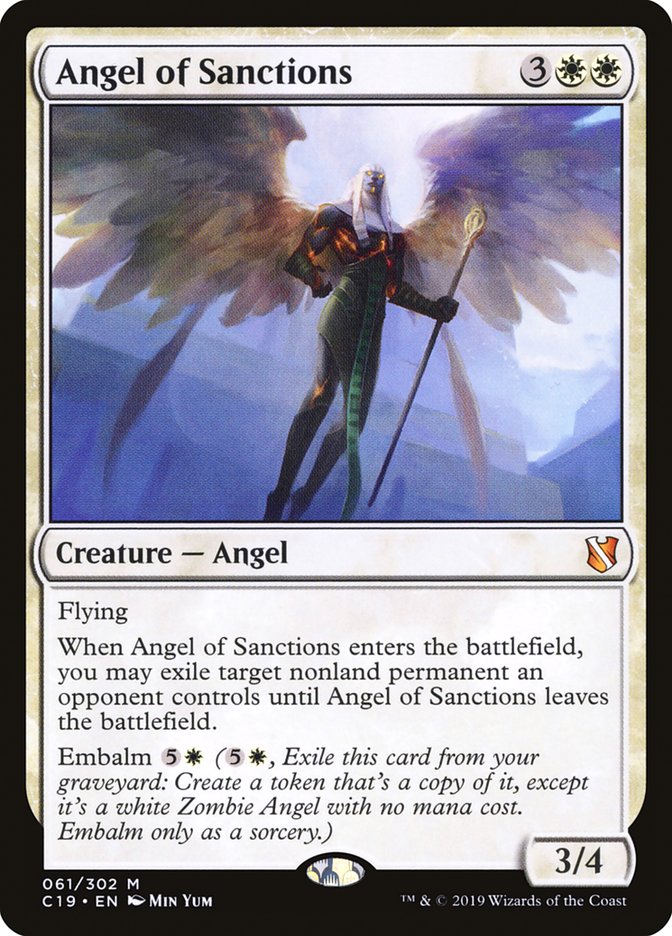 Angel of Sanctions [Commander 2019] | Webway Games