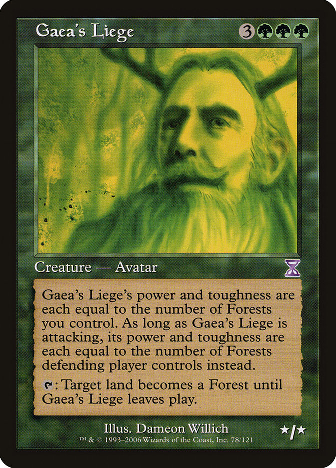Gaea's Liege [Time Spiral Timeshifted] | Webway Games