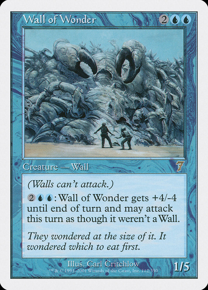 Wall of Wonder [Seventh Edition] | Webway Games