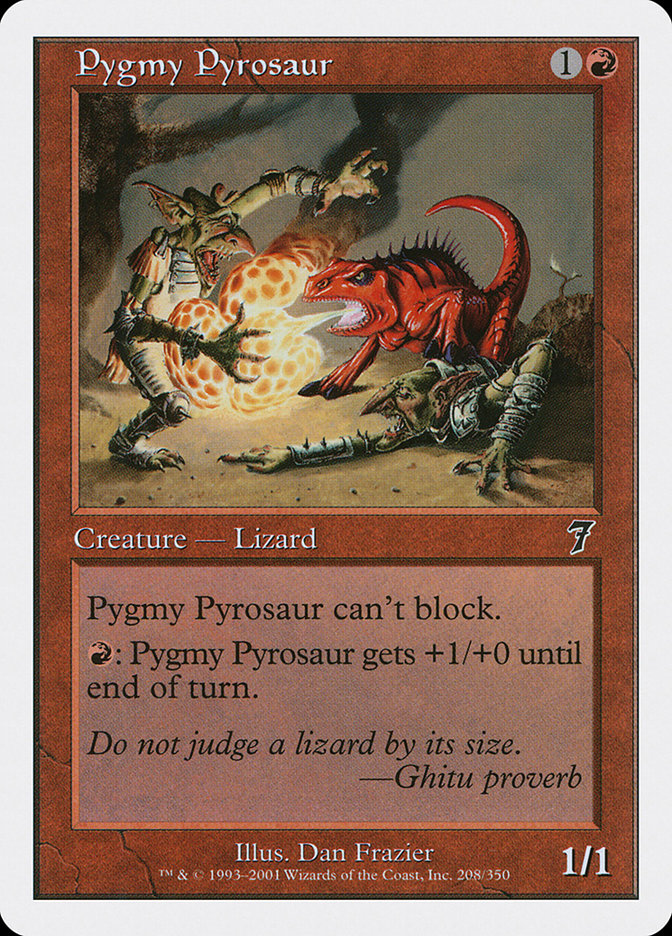 Pygmy Pyrosaur [Seventh Edition] | Webway Games