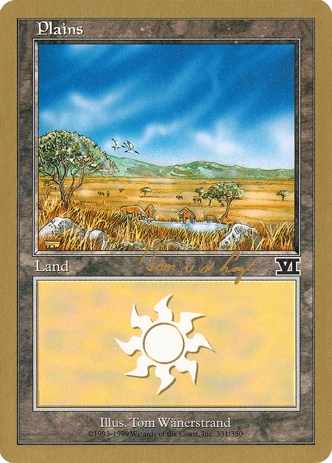 Plains (tvdl331) (Tom van de Logt) [World Championship Decks 2000] | Webway Games