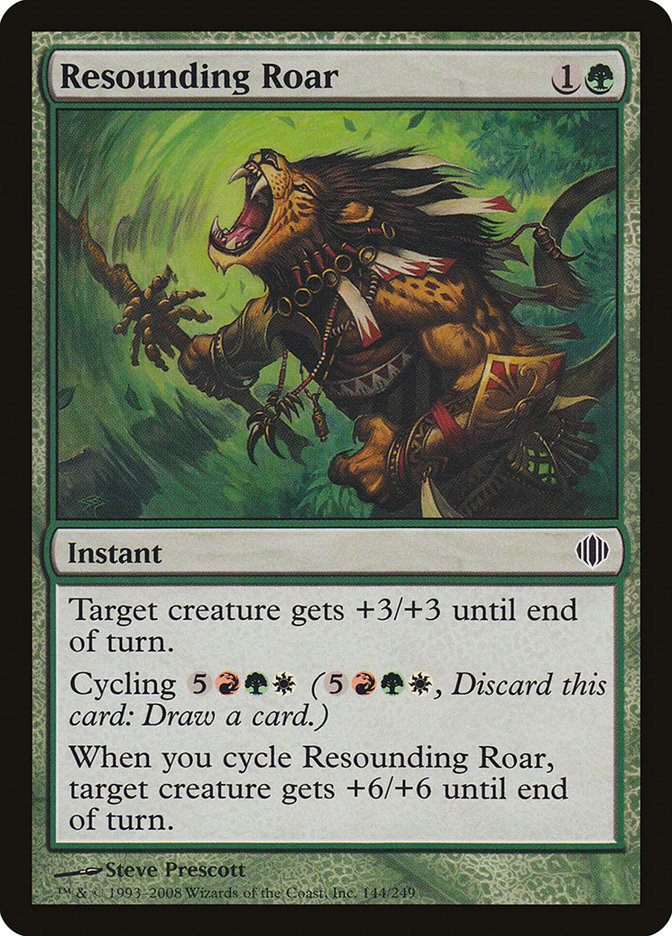 Resounding Roar [Shards of Alara] | Webway Games