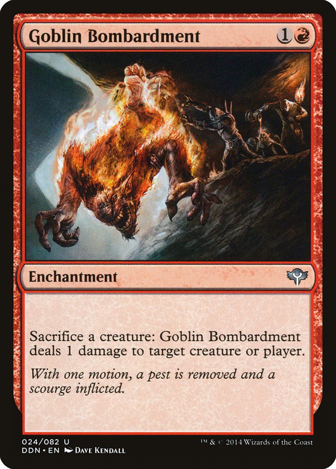 Goblin Bombardment [Duel Decks: Speed vs. Cunning] | Webway Games