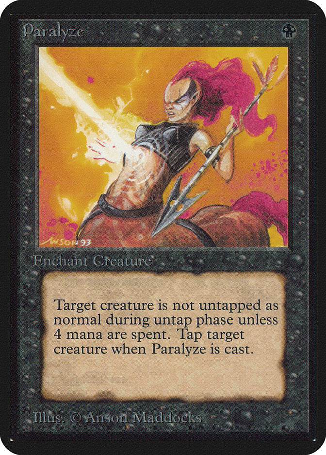 Paralyze [Limited Edition Alpha] | Webway Games