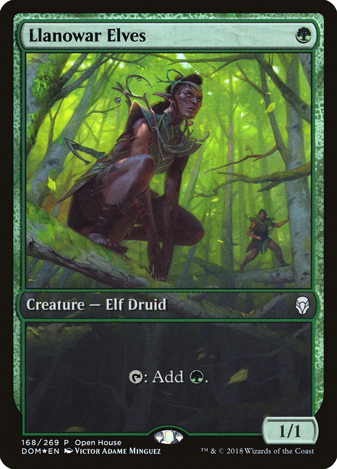 Llanowar Elves (Open House) [Dominaria Promos] | Webway Games