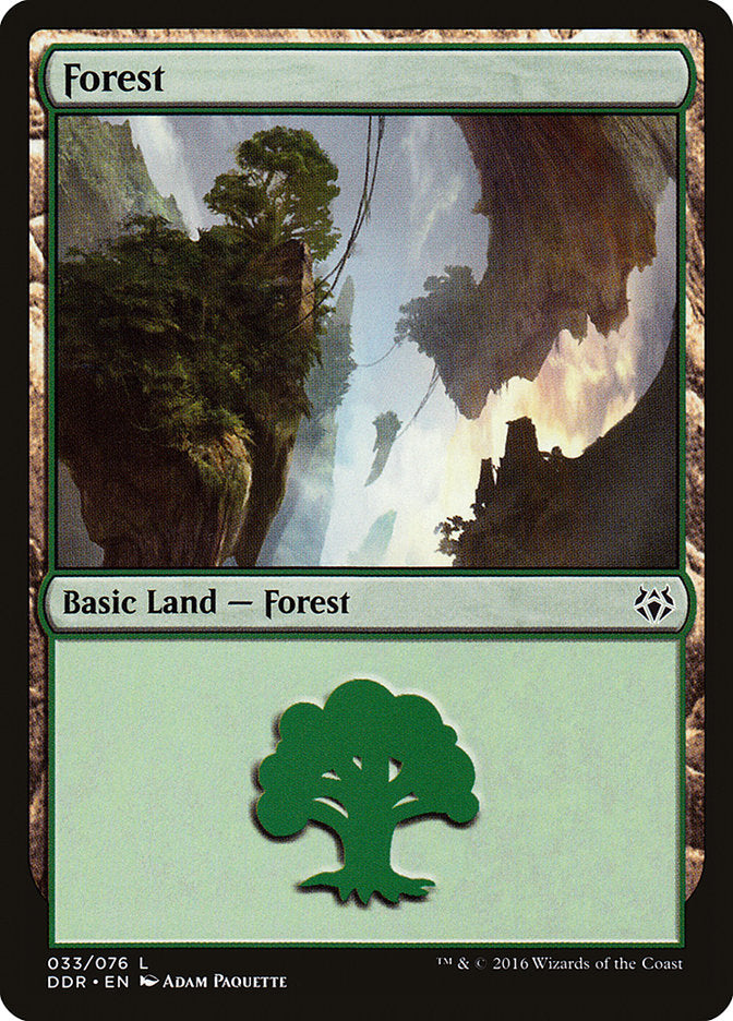 Forest (#33) [Duel Decks: Nissa vs. Ob Nixilis] | Webway Games