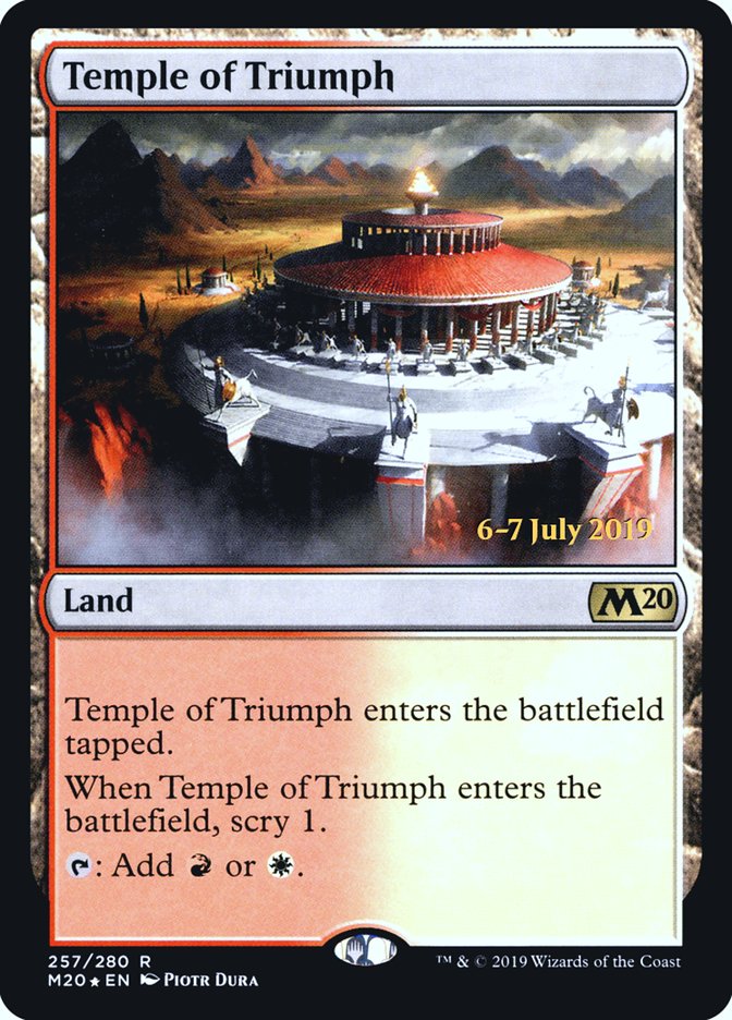 Temple of Triumph  [Core Set 2020 Prerelease Promos] | Webway Games