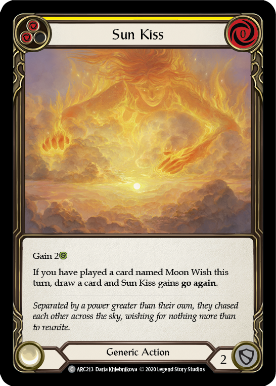 Sun Kiss  (Yellow) [ARC213] Unlimited Rainbow Foil | Webway Games