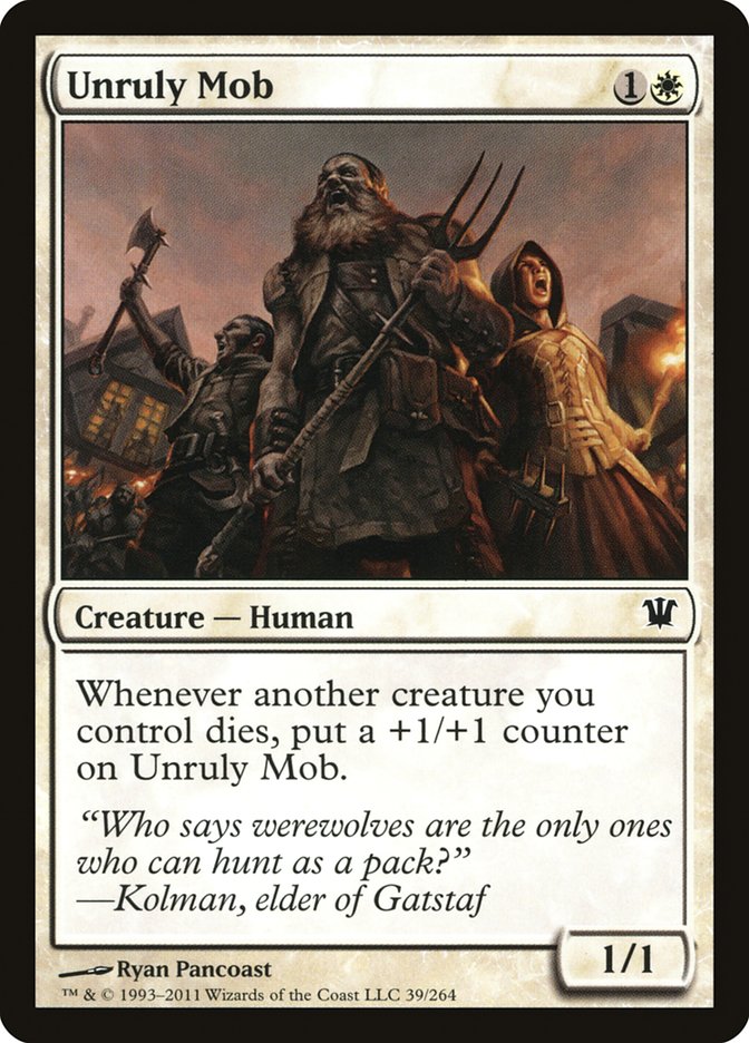 Unruly Mob [Innistrad] | Webway Games