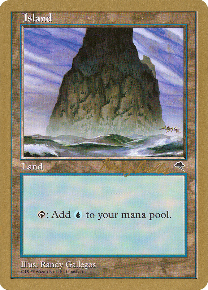 Island (rb337) (Randy Buehler) [World Championship Decks 1998] | Webway Games