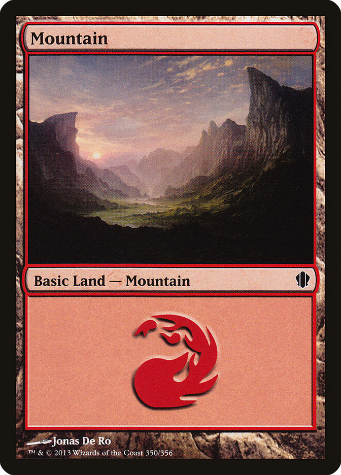 Mountain (350) [Commander 2013] | Webway Games