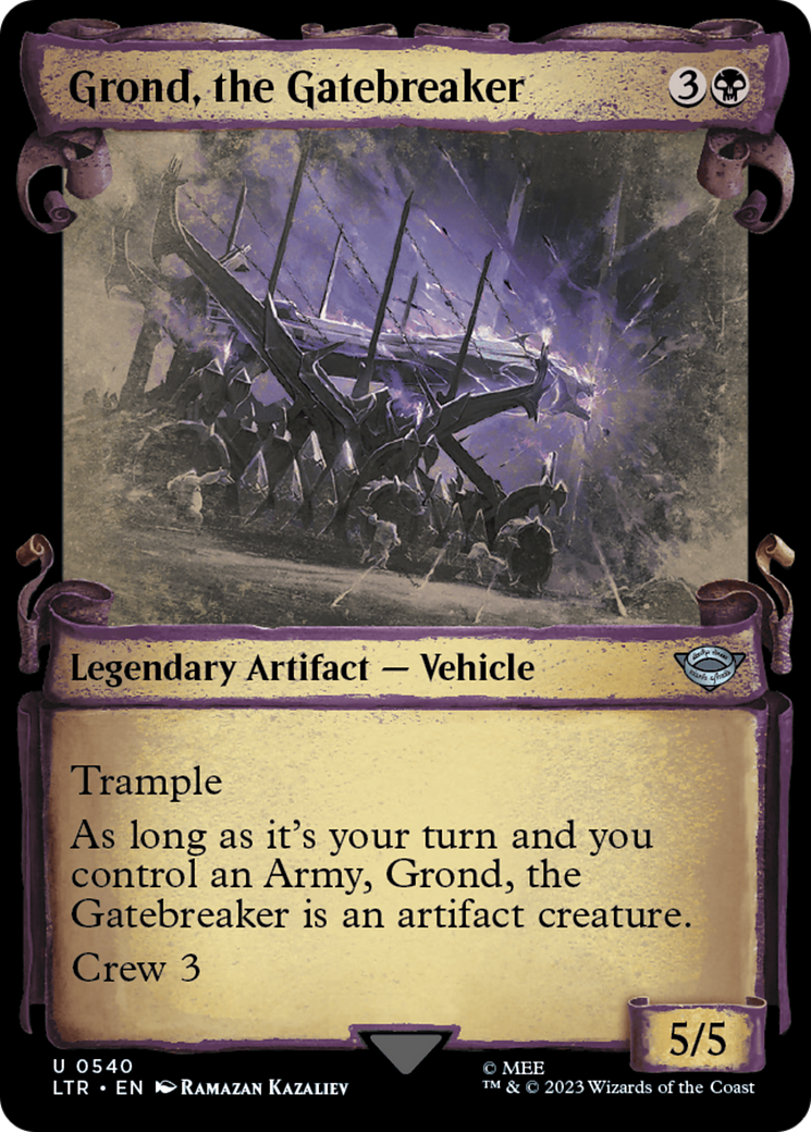 Grond, the Gatebreaker [The Lord of the Rings: Tales of Middle-Earth Showcase Scrolls] | Webway Games