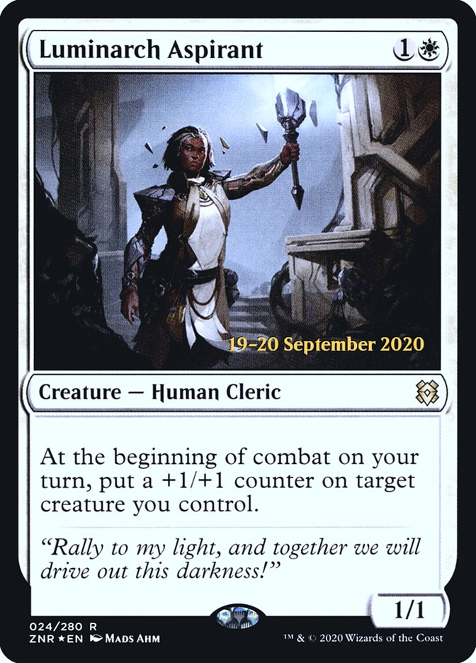 Luminarch Aspirant  [Zendikar Rising Prerelease Promos] | Webway Games