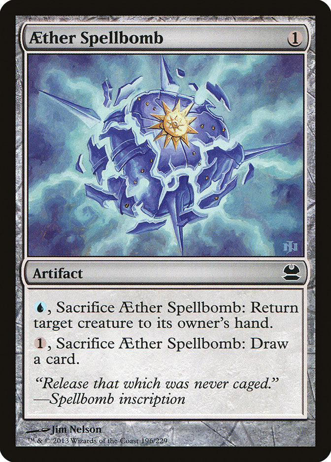 Aether Spellbomb [Modern Masters] | Webway Games