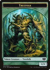 Treefolk // Wolf Double-sided Token [Commander 2014 Tokens] | Webway Games