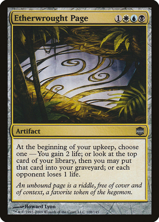 Etherwrought Page [Alara Reborn] | Webway Games