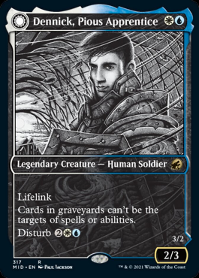 Dennick, Pious Apprentice // Dennick, Pious Apparition (Showcase Eternal Night) [Innistrad: Midnight Hunt] | Webway Games