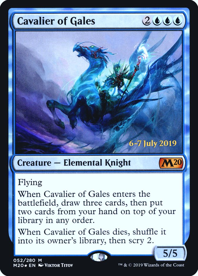 Cavalier of Gales  [Core Set 2020 Prerelease Promos] | Webway Games