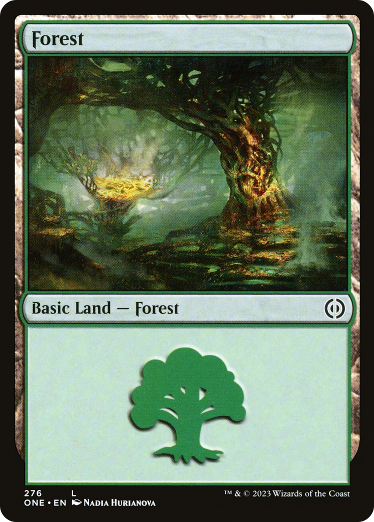 Forest (276) [Phyrexia: All Will Be One] | Webway Games