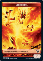 Elemental // Spirit (009) Double-sided Token [Kamigawa: Neon Dynasty Commander Tokens] | Webway Games