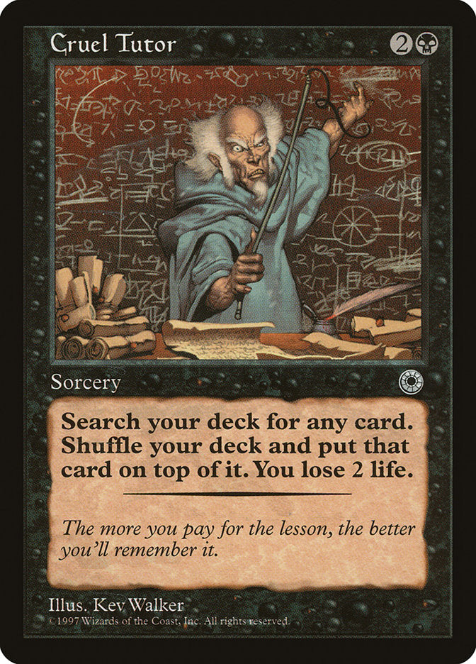 Cruel Tutor [Portal] | Webway Games