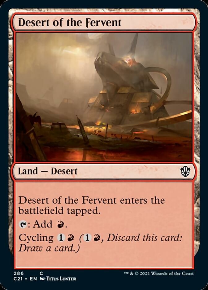 Desert of the Fervent [Commander 2021] | Webway Games
