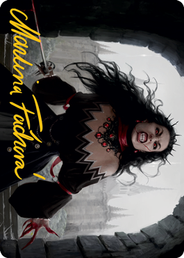 Voldaren Stinger Art Card (Gold-Stamped Signature) [Innistrad: Midnight Hunt Art Series] | Webway Games