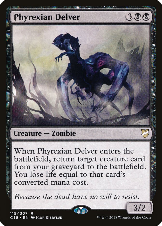 Phyrexian Delver [Commander 2018] | Webway Games