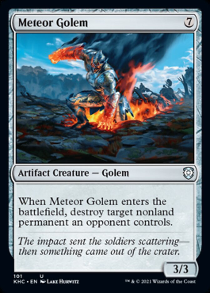Meteor Golem [Kaldheim Commander] | Webway Games